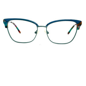BCBGMAXAZRIA AISLING Blue Teal Eyeglasses Frame 54-16-135mm H20765